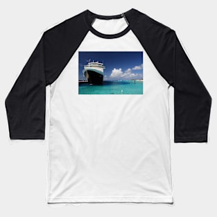 Eurodam moored in Grand Turk Baseball T-Shirt